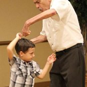 Matthew and Grampa Earl Morse